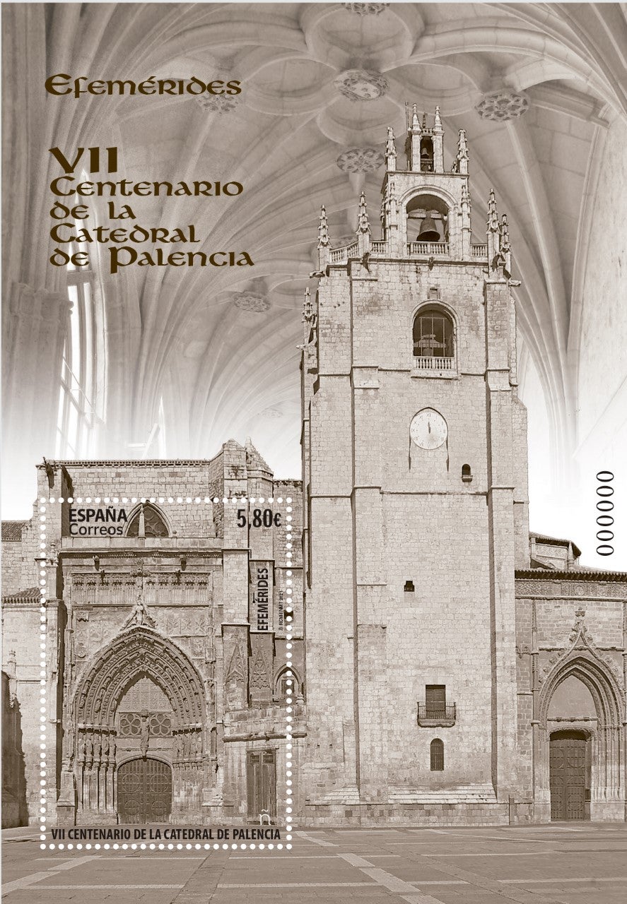Correos emite un sello dedicado a la Catedral de Palencia Correos emite un sello dedicado a la Catedral de Palencia