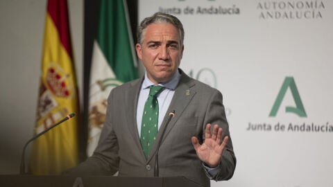 El consejero de la Presidencia y Portavoz de la Junta de Andaluc&iacute;a, El&iacute;as Bendodo, en una imagen de archivo