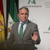 El consejero de la Presidencia y Portavoz de la Junta de Andalucía, Elías Bendodo, en una imagen de archivo El consejero de la Presidencia y Portavoz de la Junta de Andalucía, Elías Bendodo, en una imagen de archivo