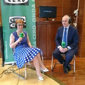 María Jesús Soto y Juan Luis García Alejo en la sede de Andbank María Jesús Soto y Juan Luis García Alejo en la sede de Andbank
