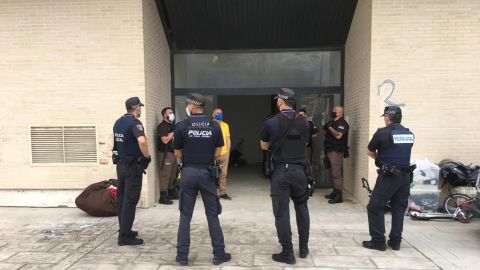 Desalojo en Villajoyosa