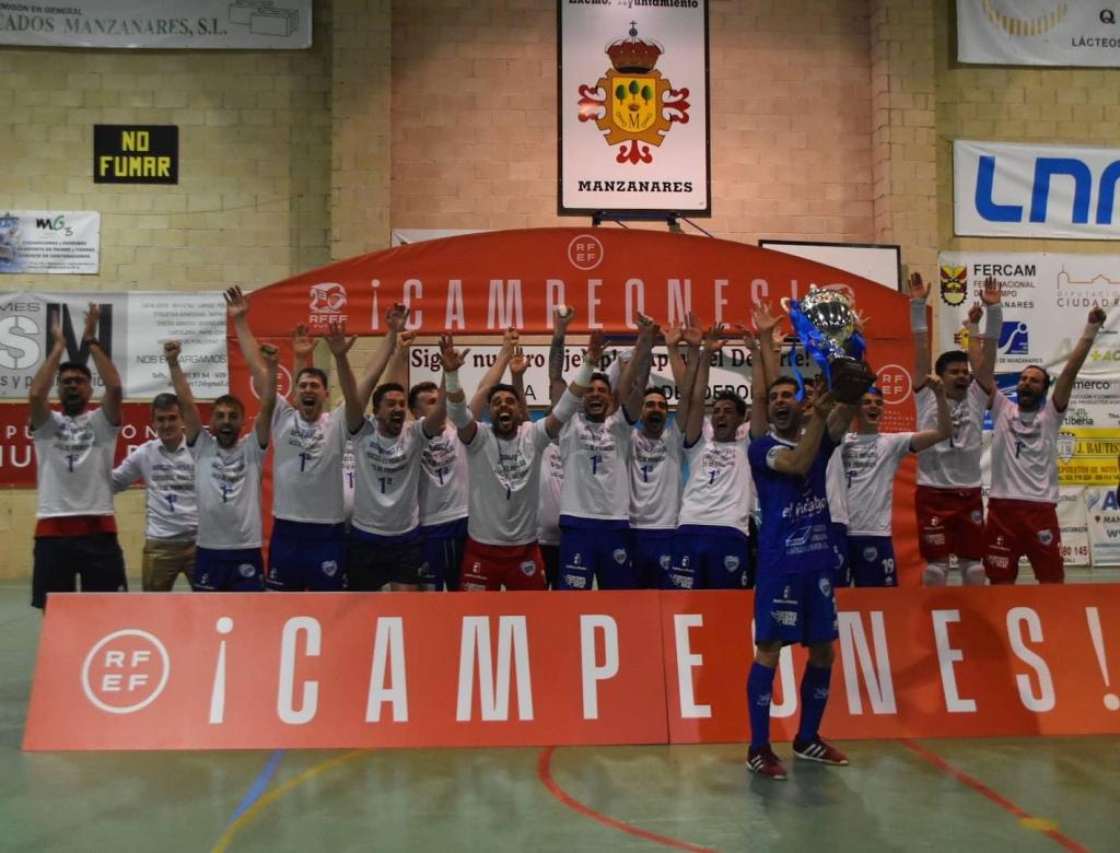 Manzanares Fútbol Sala - Quesos El Hidalgo logra el ascenso a Primera División del fútbol sala nacional Manzanares Fútbol Sala - Quesos El Hidalgo logra el ascenso a Primera División del fútbol sala nacional