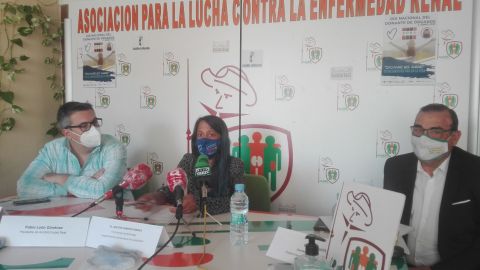 Rueda de prensa ofrecida por ALCER en Ciudad Real