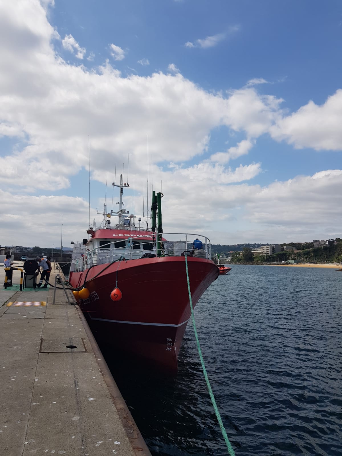 A BORDO DEL L'ESPOIR II A BORDO DEL L'ESPOIR II