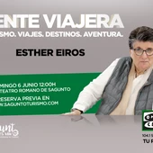 Gente Viajera, con Esther Eiros se emitirá en directo desde el Teatro Romano de Sagunto el domingo 6 de Junio Gente Viajera, con Esther Eiros se emitirá en directo desde el Teatro Romano de Sagunto el domingo 6 de Junio