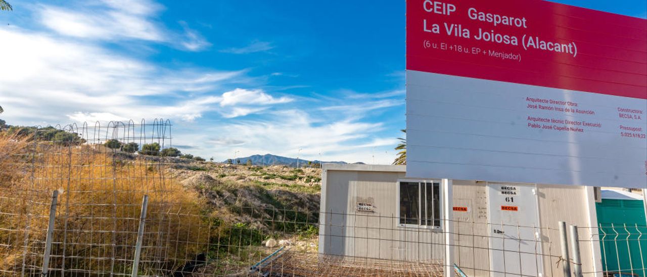 Adjudican las obras del CEIP Gasparot de La Vila Joiosa a la UTE Edifesa-Vialterra Adjudican las obras del CEIP Gasparot de La Vila Joiosa a la UTE Edifesa-Vialterra