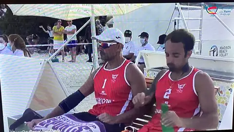 Raúl Mesa y Óscar Jiménez Voley Playa