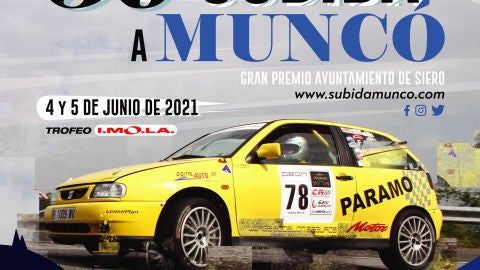 Cartel de la 39 Subida a Munc&oacute;