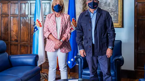 Diputación y CEO ponen en marcha un programa formativo para desempleadas Marisol Novoa e Manuel Baltar