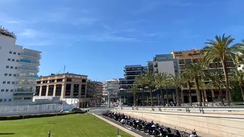Benidorm despejado desde Ayuntamiento Benidorm despejado desde Ayuntamiento