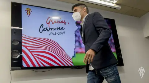 Carmona se despide del Sporting. Carmona se despide del Sporting.