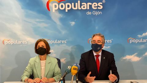 Rueda de prensa del PP de Gij&oacute;n