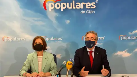 Rueda de prensa del PP de Gijón Rueda de prensa del PP de Gijón