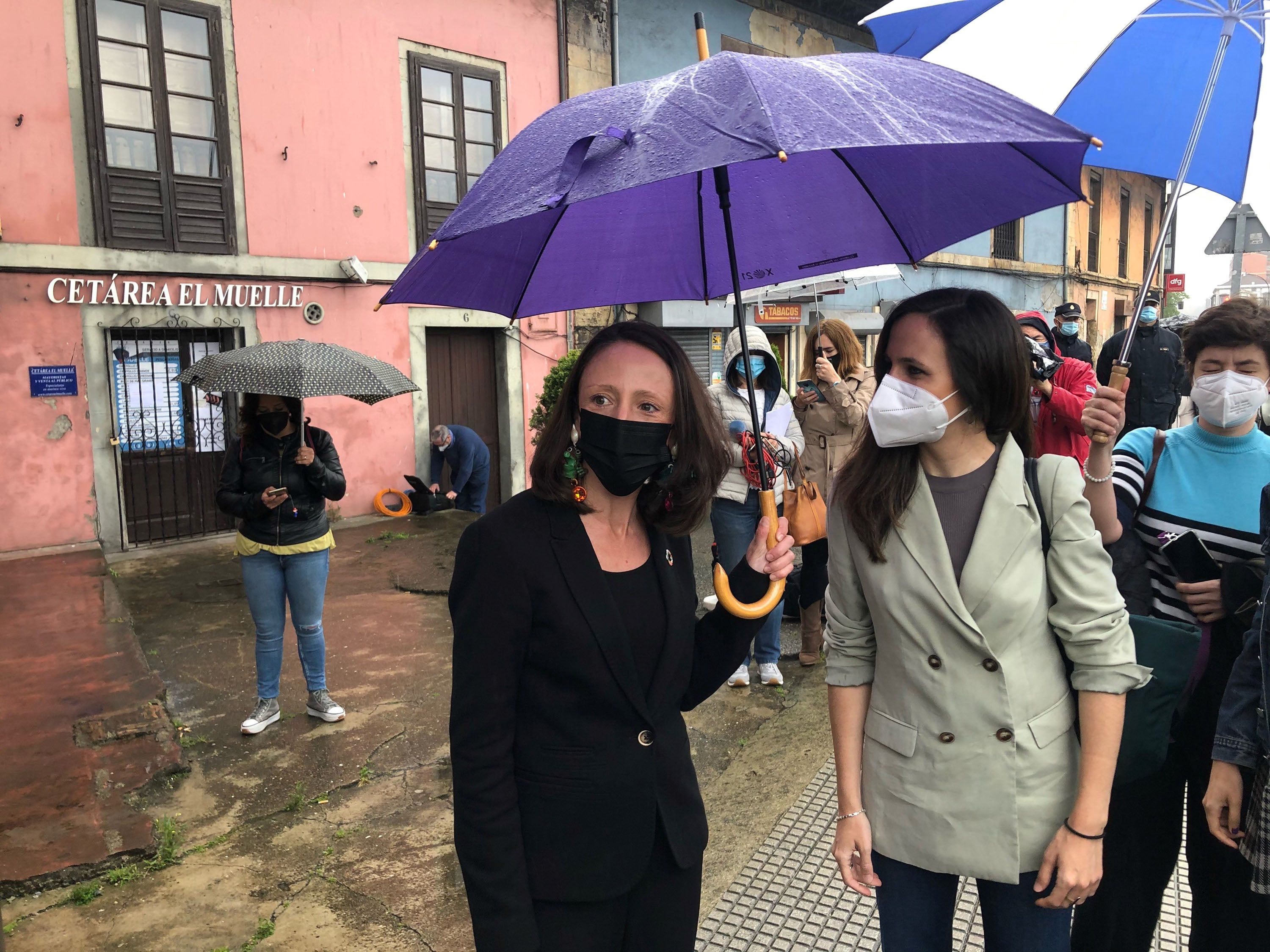 La ministra de Derechos Sociales Ione Belarra defiende en Avilés el plan de choque de dependencia La ministra de Derechos Sociales Ione Belarra defiende en Avilés el plan de choque de dependencia