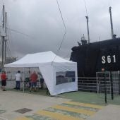 Durante el fin de semana del 5 y 6 de junio, los radioaficionados de Torrevieja activarán el Museo Flotante de Torrevieja, Submarino S-61       Delfín