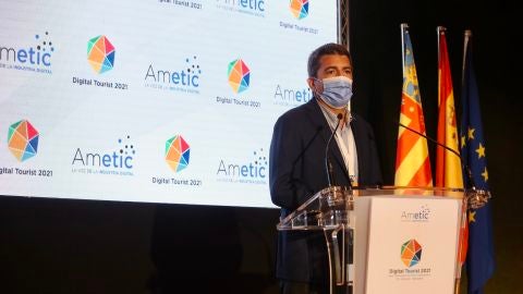 Carlos Mazón en la inauguración del foro Digital Tourist de Benidorm Carlos Mazón en la inauguración del foro Digital Tourist de Benidorm