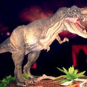 Uno de los dinosaurios de Dinoexpo que llegarán a San Fernando 