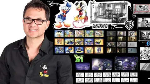 Hoy con el prestigioso dibujante Paco Sáez, con el taller "del boceto en el papel a la pantalla de cine" animacion