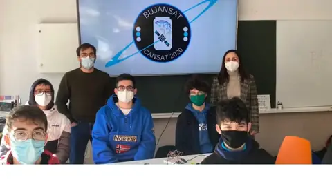 IES David Buján Ganadores de la Fase Galega del Certamen de Proyectos Espaciales CAMSAT