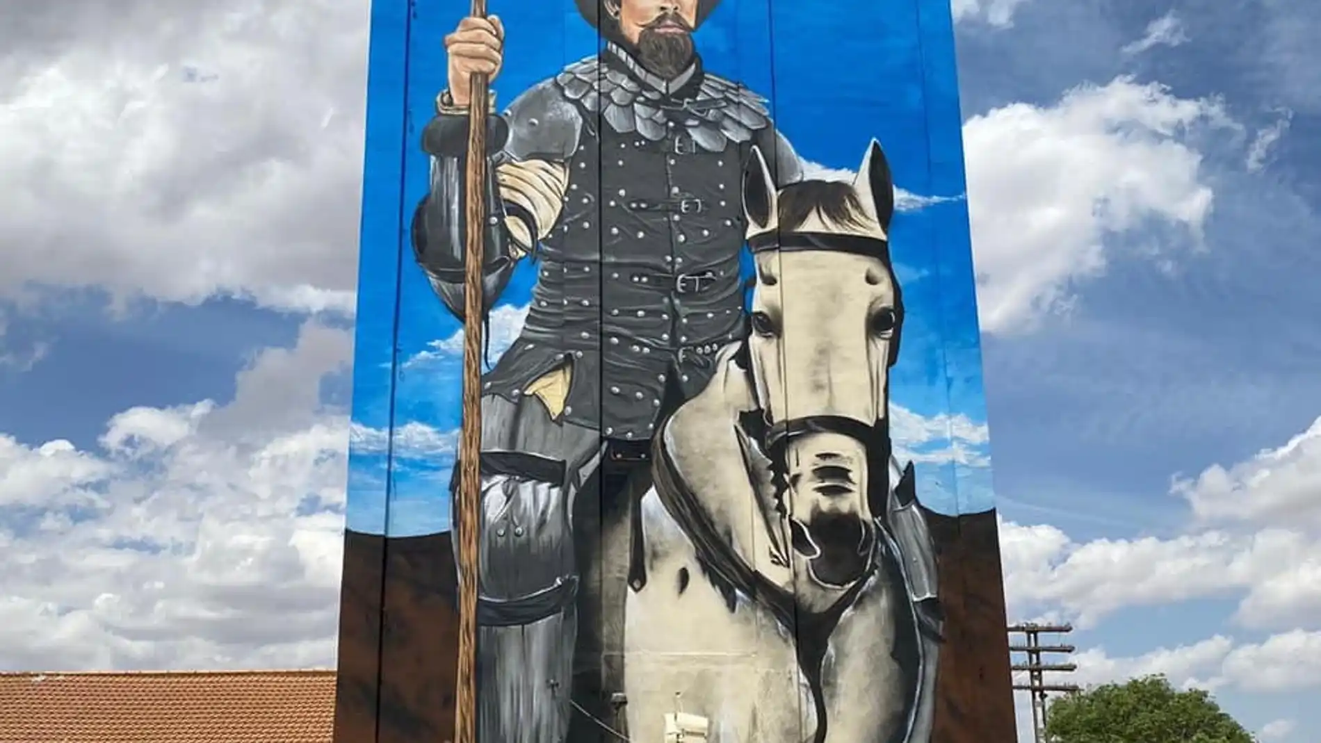 Don Quijote de La Mancha preside ya el Silo de Alcázar