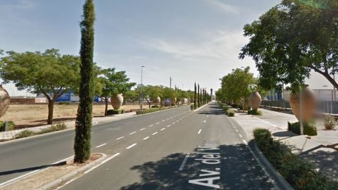 Imagen Google Maps Avenida del Vino de Valdepe&ntilde;as