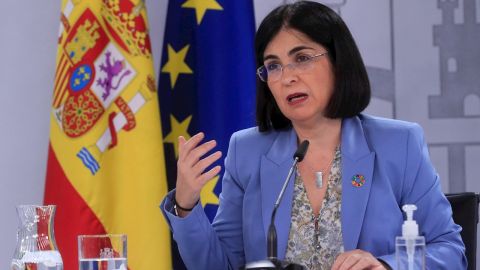 La ministra de Sanidad, Carolina Darias