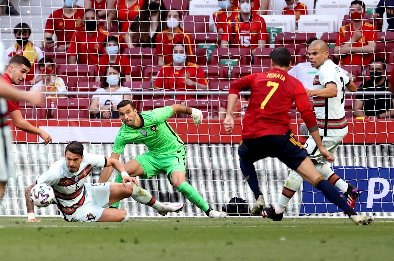 España perdona a Portugal en el inicio del camino a la Eurocopa España perdona a Portugal en el inicio del camino a la Eurocopa