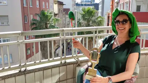 Carmen Quinteiro y el Viernes de Cuento Más de Uno Pontevedra