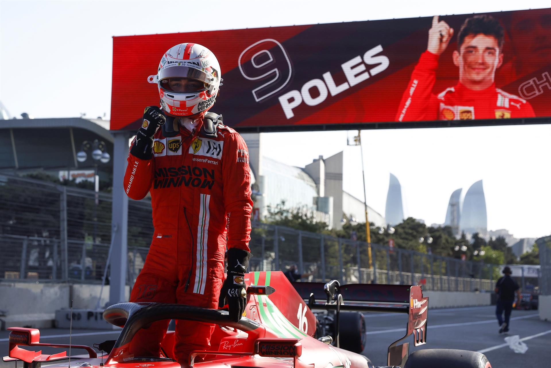 Resultado clasificación GP de Azerbaiyán de F1: Leclerc firma la 'pole', Sainz quinto y Alonso octavo Resultado clasificación GP de Azerbaiyán de F1: Leclerc firma la 'pole', Sainz quinto y Alonso octavo