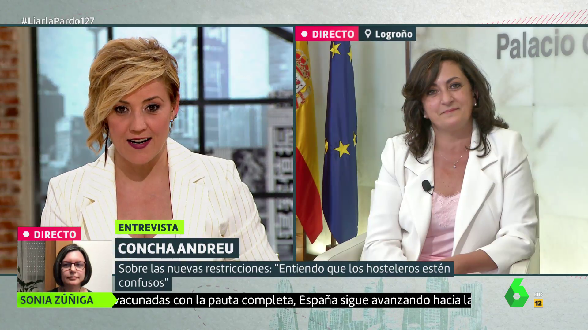 Andreu: "No confinaremos La Rioja ni cerraremos el interior de la hostelería" Andreu: "No confinaremos La Rioja ni cerraremos el interior de la hostelería"