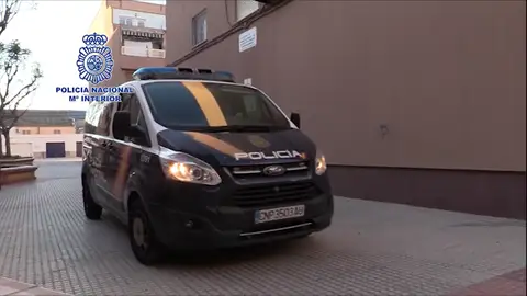 Instantes de la operación desarrollada en Chiclana Instantes de la operación desarrollada en Chiclana