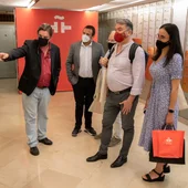 Instantes de la visita por el Instituto Cervantes Instantes de la visita por el Instituto Cervantes
