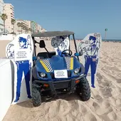 Policías de cartón piedra en Cádiz Policías de cartón piedra en Cádiz
