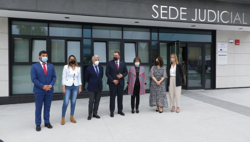 Inauguración sede Judicial Luarca.