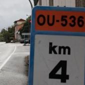 A Xunta inicia a mellora do firme na OU-536 no Pereiro de Aguiar