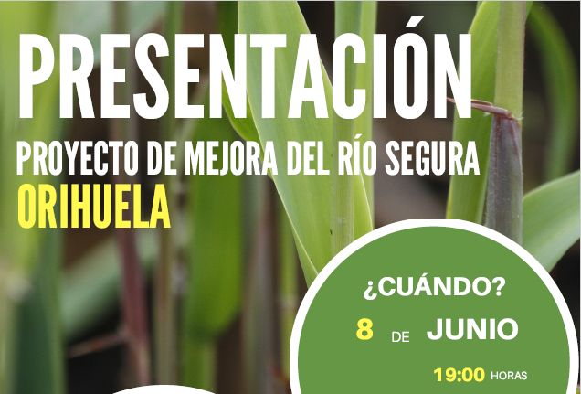 Día 8 de junio a las 19 horas en el Salón de Actos de la CAM en Orihuela, hasta completar aforo Día 8 de junio a las 19 horas en el Salón de Actos de la CAM en Orihuela, hasta completar aforo