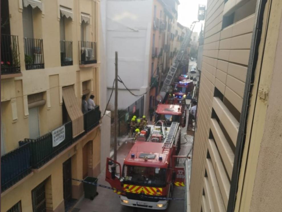 El incendio en un edificio okupado vuelve a sobresaltar a los vecinos El incendio en un edificio okupado vuelve a sobresaltar a los vecinos