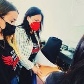 Instantes en la academia de teatro Juana La Loca en San Fernando
