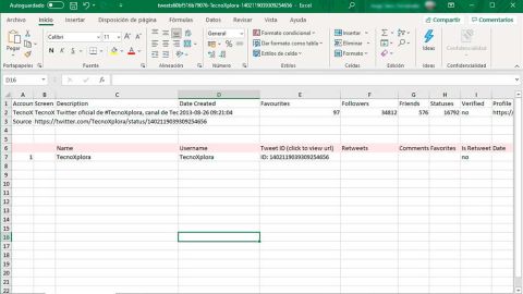 Excell que podemos descargar