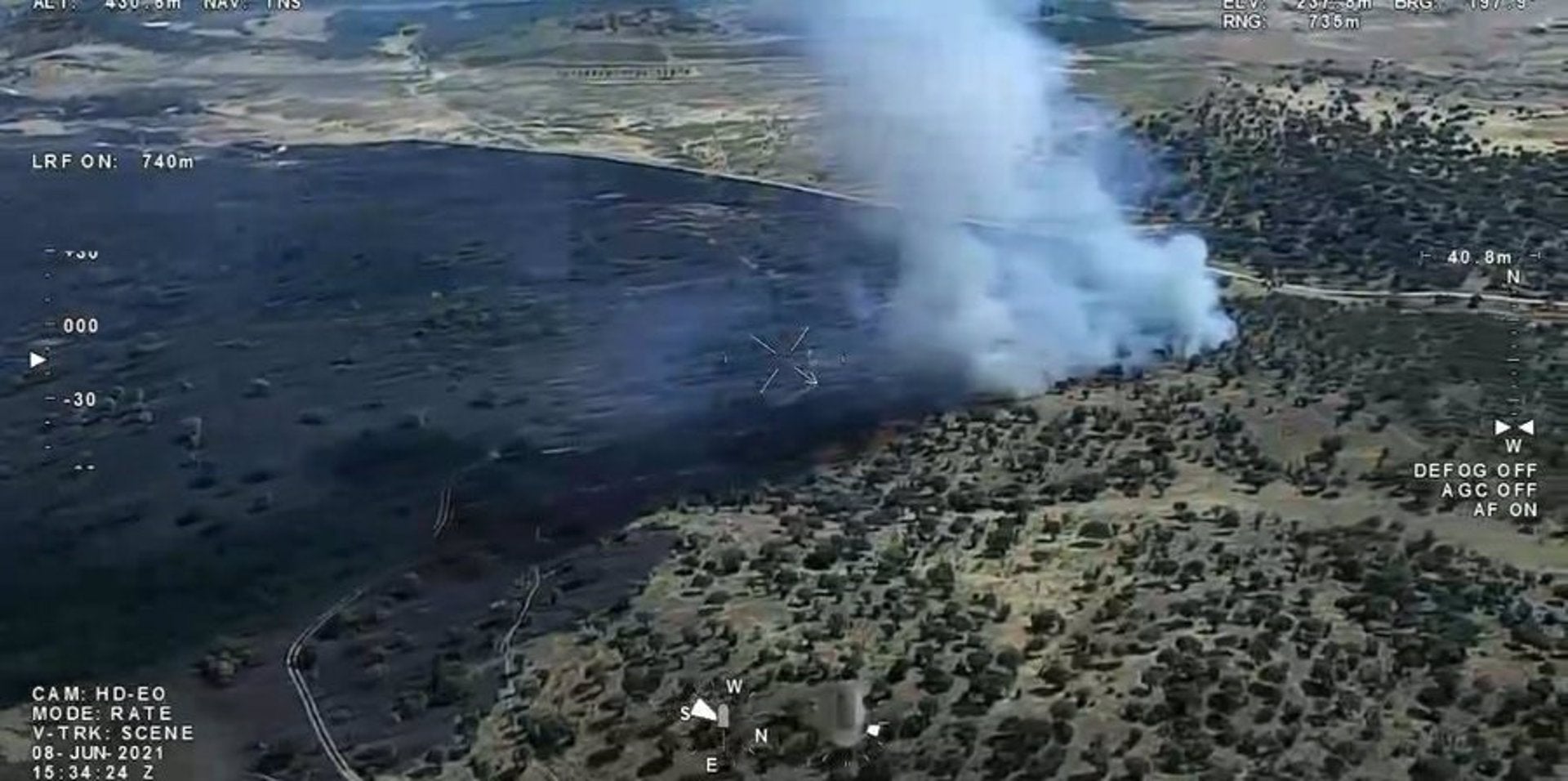 Evoluciona favorablemente el incendio en la Sierra de Carija Evoluciona favorablemente el incendio en la Sierra de Carija