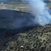 Incendio en la Sierra de Carija