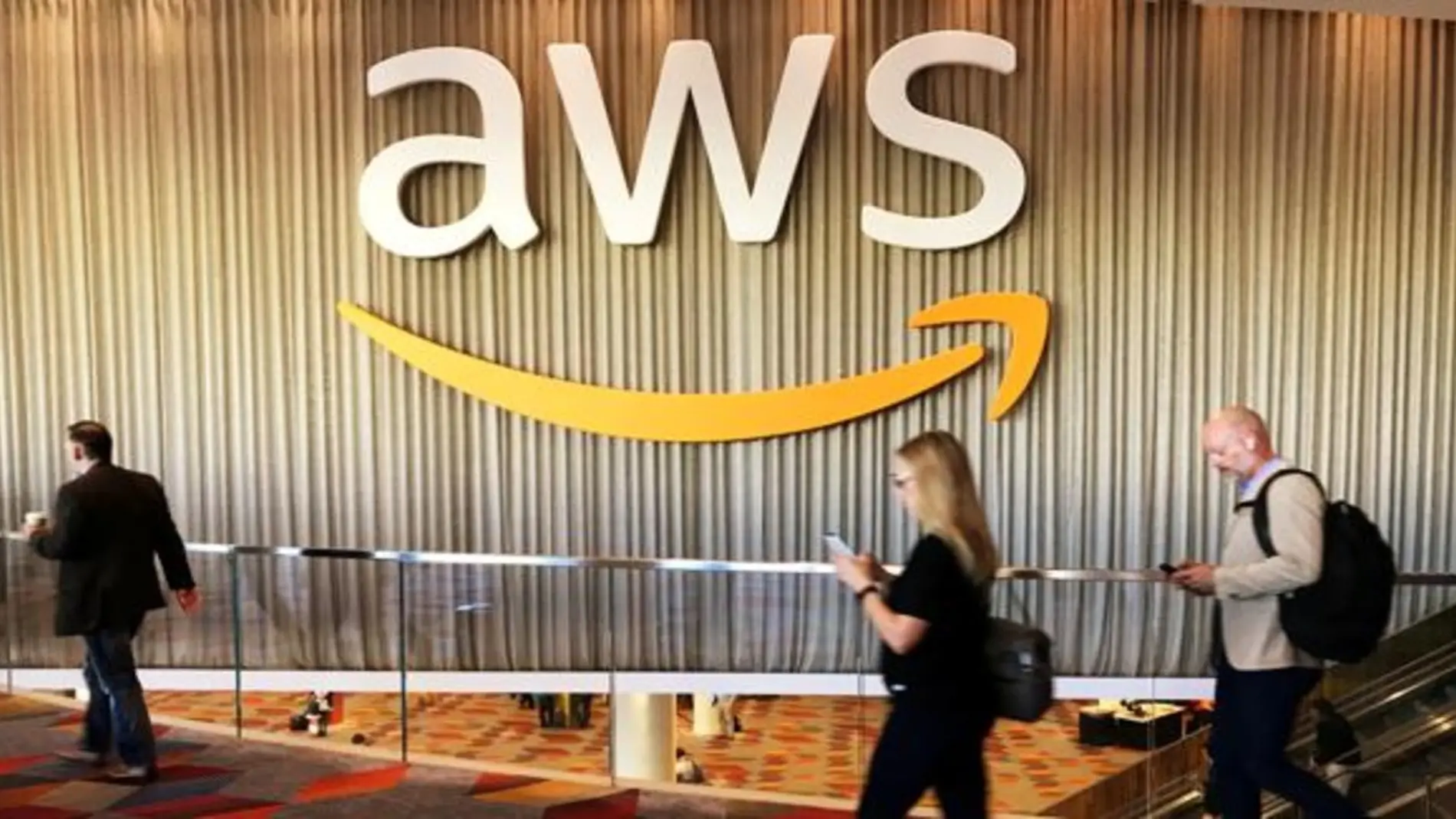 El logo de Amazon Web Services