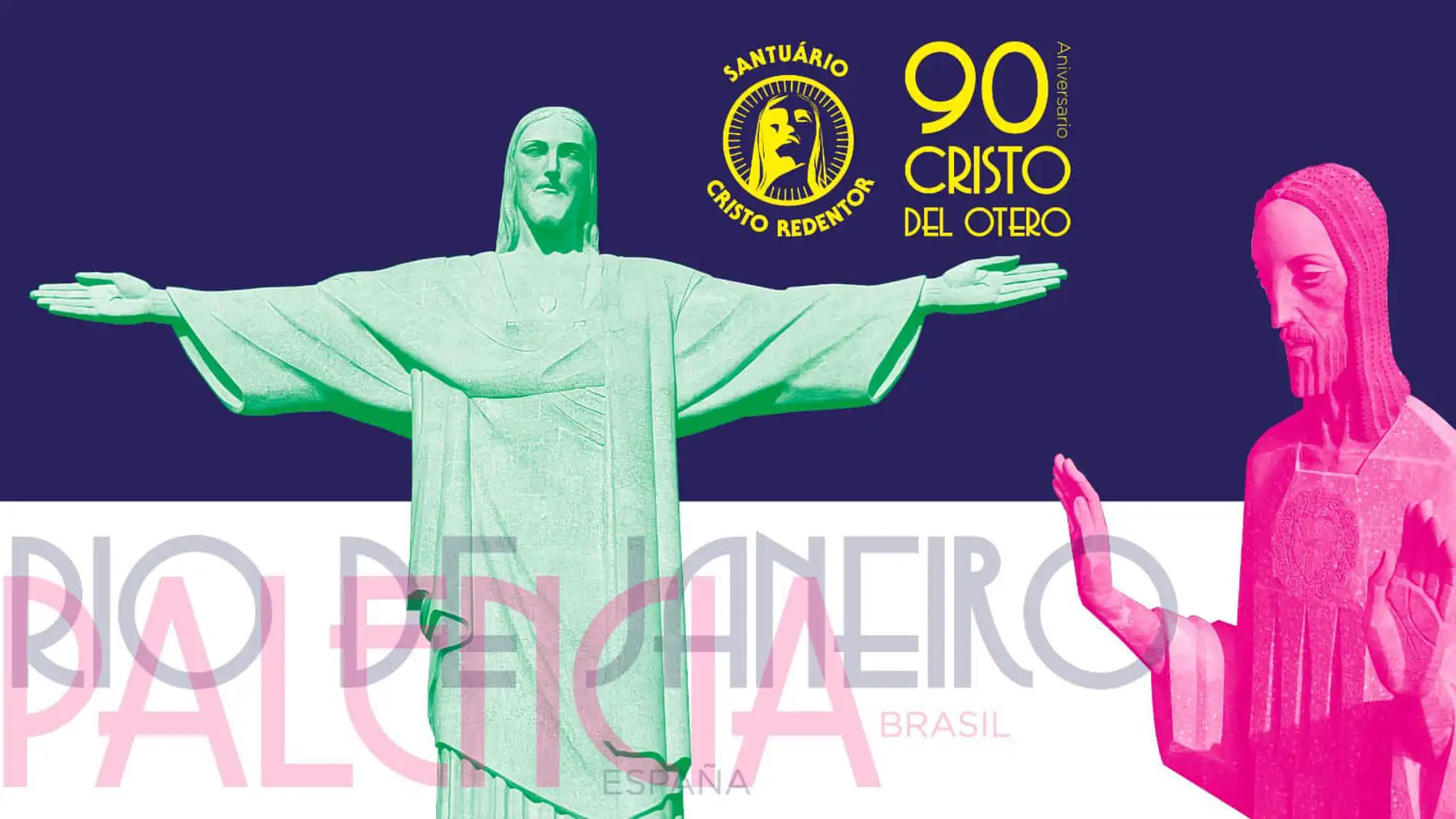Palencia y Río de Janeiro celebran juntos el 90 aniversario de sus Cristos