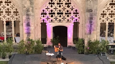 El artista Fernando Lobo, en Jerez