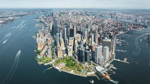 Nueva York desde el aire Nueva York desde el aire
