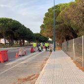 Comienzan las obras de un nuevo acerado en Molino Viejo 