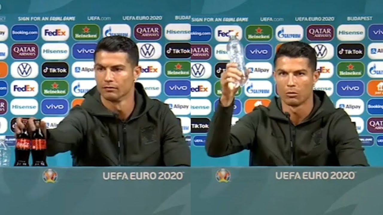 Estas son las astronómicas pérdidas de Coca-Cola tras el gesto de Cristiano Ronaldo Estas son las astronómicas pérdidas de Coca-Cola tras el gesto de Cristiano Ronaldo