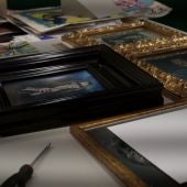 Una pequeña parte de la exposición de los Costus en Chiclana