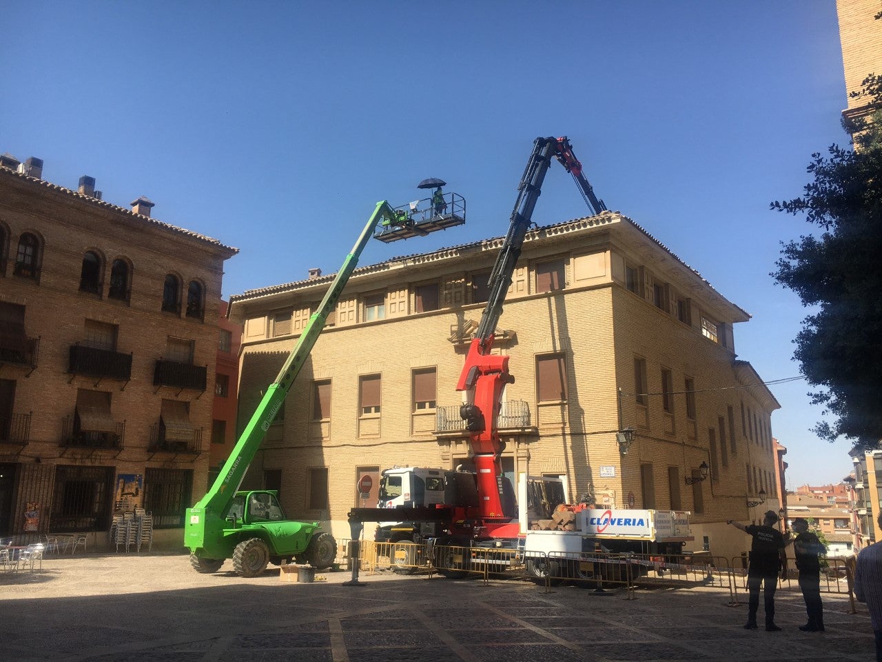 La previsión de lluvias obliga a agilizar el desescombro La previsión de lluvias obliga a agilizar el desescombro