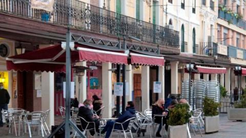Una terraza de Ciudad Real